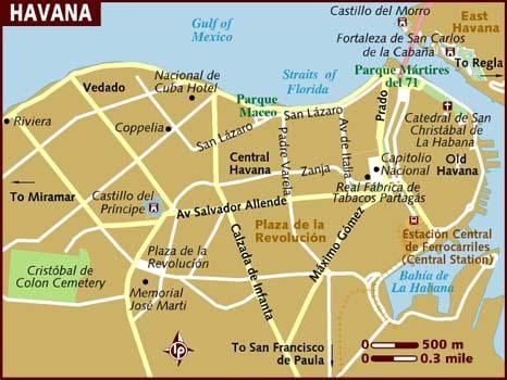 نقشہ Habana
